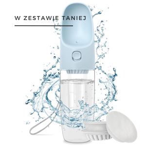 Zestaw butelka podróżna z filtrem 300 ml + filtr (3 szt.) DOGNESS 