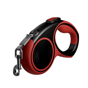 Smycz automatyczna DOGNESS LIBERTY taśma 4 m (M) do 20 kg czerwona