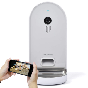 Podajnik karmy automatyczny z kamerą HD sterowany aplikacją 6 l DOGNESS 