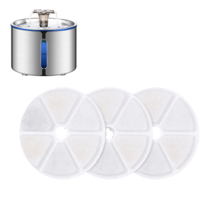 Filtr do fontanny poidełka automatycznego ze stali nierdzewnej 2,5 l (3 szt.)