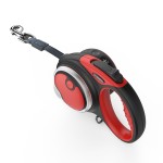 Zestaw smycz automatyczna DOGNESS SMART taśma 5 m (XL) do 50 kg + latarka LED czerwona  