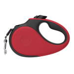 Smycz automatyczna XCHO taśma 5 m do 50 kg (L) czerwona