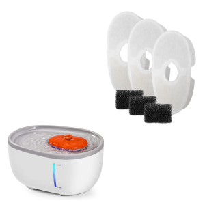 Filtr + gąbka do fontanny poidełka automatycznego awokado 2 l (3 szt.)