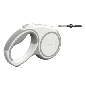 Smycz automatyczna DOGNESS LIBERTY taśma 5 m (L) do 36 kg jasny szary 